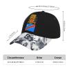 Congo Flag Emblem Hat Adjustable Baseball Cap for Men Women Dad Hat Black view 2