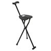 220Lbs Folding Walking Seat Stick Portable Travel Cane Hiking Chair Stool Tripod With Heavy Duty Adjustable Elders Multifunctional Crutch 2In1 Foldable For Camp Care Disabled Canes Adjustment Crutches view 1