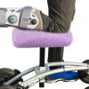Breling Knee Scooter Pad Cover Faux Sheepskin Scooter Seat Cushion Memory Foam Knee Scooter Cushion Soft Plush Walker Seat Cover Universal for Comfort During Injury(Purple) view 1