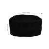 DEARMAMY Chefs Black Beanie Cap with Gauze Hat Adjustable Skull Cap for Kitchen Cooking Food Unisex - One Size Fit All view 2