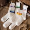 3 Pairs Women Winter Wool Cable Knit Crew Knee High Boot Socks,Size 5-11#W919 (Polyester Blend, Color D19) view 2