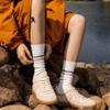 3 Pairs Women Winter Wool Cable Knit Crew Knee High Boot Socks,Size 5-11#W919 (Polyester Blend, Color D19) view 3