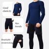 compression shirt Men's long sleeved tight fitting shirt, basic sports shirt, training running bottom fitness top (Color : A2, Size : X-Large) view 4