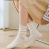 3 Pairs Women Winter Wool Cable Knit Crew Knee High Boot Socks,Size 5-11#W919 (Polyester Blend, Color D15) view 2