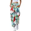 ZYXTIM Womens Cotton Joggers with Pockets Casual Xmas Printed Ladies High Waist Warm Bottoming Pants Womens Sports Clothing for Running Yoga Cycling view 2