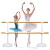 Ballet Barre Heavy Duty Steel Ballet Barre with Wooden Handle, Household Dance Studio Leg Pressure Pole, Can Bear A Weight of 500kg (Color : White, Size : 2M/6.6FT) view 1
