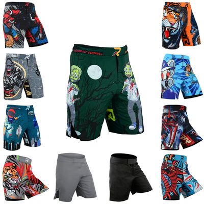 Roar Kids Mixed Martial Arts MMA Shorts BJJ Cross Training Gym Boxing Grappling Kickboxing Muay Thai Workout Shorts (US, Alpha, X-Large, Regular, Zombie)