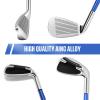 Leyndo Adjustable Length Golf Wedge for Bucket Backyard Activity 56 Degree Gap Wedge Sand Wedges Right Hand Adjustable Golfs Wedges with 3 Practice Balls view 3
