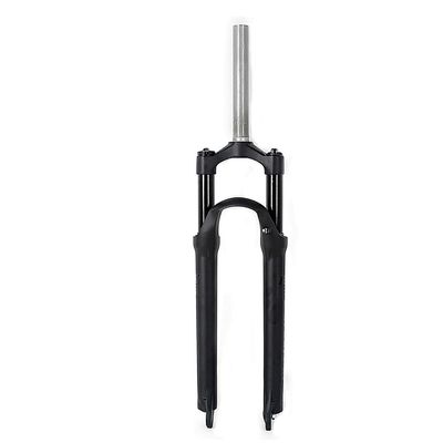 Mechanical Aluminum Alloy Mountain Bike Front Fork 29inch Straight Tube Disc Brake Front Forks Travel 100mm (Color : Black, Size : 27.5inch)