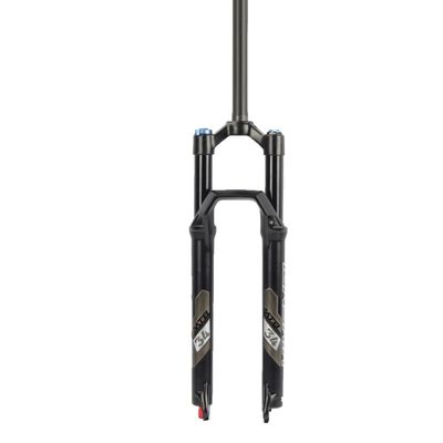 Inner Tube 34 Mm 29inch Front Fork, 27.5 Mountain Bike Magnesium Alloy Suspension Forks Travel 120mm Black (Color : Black, Size : 29)