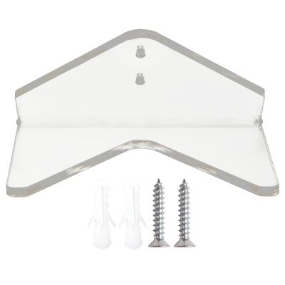 Gavigain Skateboard Hanger Skateboard Display Rack Transparent Acrylic Wall Hanger Skateboard Storage Transparent Skateboard Rack Wall Skateboard Rack Skateboard Rack Suitable for Home and Store Use