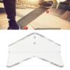 Gavigain Skateboard Hanger Skateboard Display Rack Transparent Acrylic Wall Hanger Skateboard Storage Transparent Skateboard Rack Wall Skateboard Rack Skateboard Rack Suitable for Home and Store Use view 3