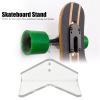 Gavigain Skateboard Hanger Skateboard Display Rack Transparent Acrylic Wall Hanger Skateboard Storage Transparent Skateboard Rack Wall Skateboard Rack Skateboard Rack Suitable for Home and Store Use view 4