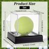 OLYCRAFT Golf Ball Display Case Acrylic 4.1x4.1x3.9 inch Clear Display Box Golf Ball Display Stand Showcase Small Square Display Holder for Baseball Golf Ball Volleyball Enthusiasts Collectibles view 2