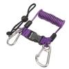 VGEBY Diving Lanyard, Stainless Steel Anti-Lost Hook Coiled Rope for Camera Outdoor Climbing Water Sports Scuba Divers view 1