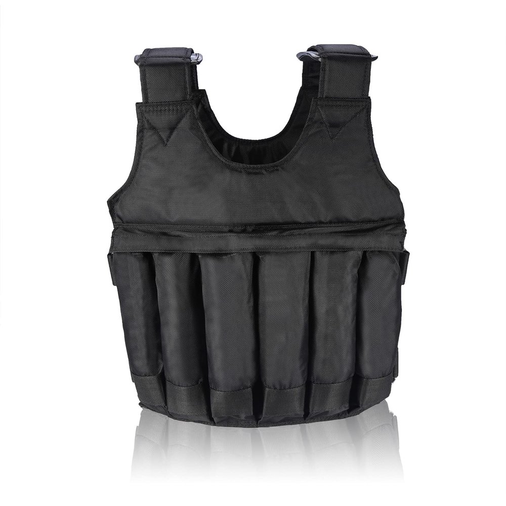 Adjustable Weight Training Vest, 110 Lb Maximum Load, Exercise Workout Equipment