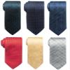 Passabin Tie For Men Necktie Woven Jacquard Neck Ties Set 6 PCS (Blue,Plaid,Brown,Red,Green,Pink) view 1