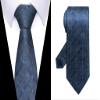 Passabin Tie For Men Necktie Woven Jacquard Neck Ties Set 6 PCS (Blue,Plaid,Brown,Red,Green,Pink) view 2