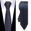 Passabin Tie For Men Necktie Woven Jacquard Neck Ties Set 6 PCS (Blue,Plaid,Brown,Red,Green,Pink) view 3