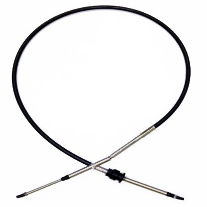 RAREELECTRICAL Steering Cable Compatible With 277001-438 277001438 Sea-Doo Pwc Gtx Gti Rxt Rxp Wake 951 1503Cc 1999-12 Personal Watercraft Jet Ski Direct Fit Oem Replacement