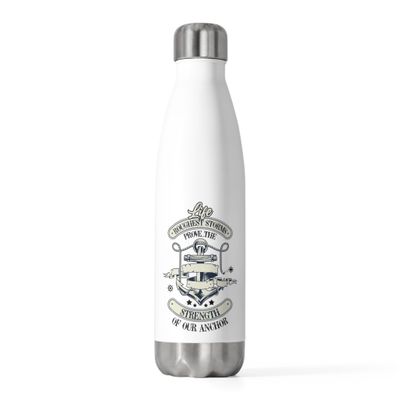 Hilarious Roughest Storms Prove Strengths Of Our Anchor Inducing Novelty Inspirational Motivational Saying Inducing 20oz Insulated Bottle 20oz