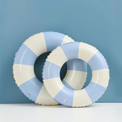 Thickened Striped Swimming Ring Inflatable Underarm Swimming Ring Water Wing Double airbag Swimming Ring