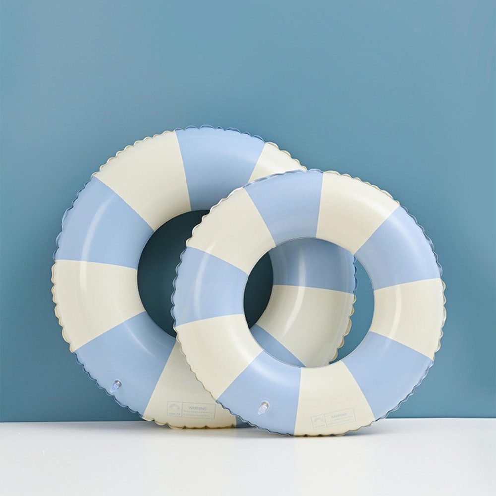 Thickened Striped Swimming Ring Inflatable Underarm Swimming Ring Water Wing Double airbag Swimming Ring