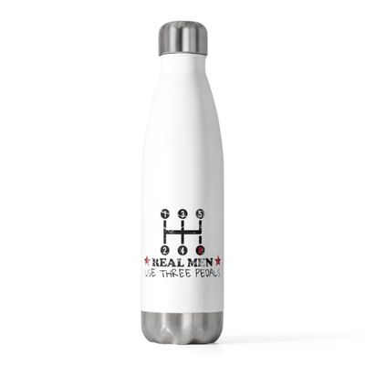 Humorous Stick Accelerator Brake Foot Lever Lover Novelty Automobile Enthusiast Men Women 20oz Insulated Bottle 20oz