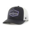 47 MLB Burgess Adjustable Snapback Mesh Trucker Hat, Adult One Size Fits All (Colorado Rockies) view 1