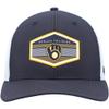 47 MLB Burgess Adjustable Snapback Mesh Trucker Hat, Adult One Size Fits All (Milwaukee Brewers) view 2