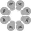 AliBall Glove Locks, Lace Locks for Baseball Glove 8 Pack, Never Need Thying Knots Again, Strong Elasticity, Made Plastic and Springs, Fits All Gloves, Baseball Glove Accessories (Silver) view 1