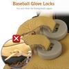 AliBall Glove Locks, Lace Locks for Baseball Glove 8 Pack, Never Need Thying Knots Again, Strong Elasticity, Made Plastic and Springs, Fits All Gloves, Baseball Glove Accessories (Silver) view 2