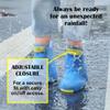 Galashield Rain Shoe Covers Kids Waterproof Shoe Cover for Boys Girls Reusable Galoshes Overshoes (Blue/Yellow, Small) view 3