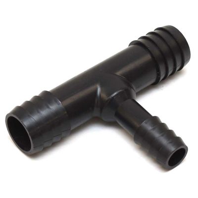 Boat Reducing Tee Fitting | Black Plastic