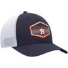 47 MLB Burgess Adjustable Snapback Mesh Trucker Hat, Adult One Size Fits All (Houston Astros) view 3