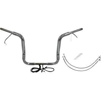 Fat Baggers Inc 802514 1-1/2in. Plug and Play EZ Install Round Top Handlebar Kit - Chrome
