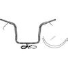 Fat Baggers Inc 802514 1-1/2in. Plug and Play EZ Install Round Top Handlebar Kit - Chrome view 1