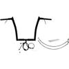 Fat Baggers, Inc. 901914-B 1-1/4in. Plug and Play EZ Install Pointed Top Handlebar Kit - Black view 1
