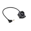 okyass Tactical Modular Button Remote Activation Pressure Switch for SF M300 M600 PEQ15/L3 Series Weapon Light and Tactical Flashlight,for 20mm Picatinny Rail (3.5 Plug Black)