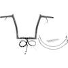 Fat Baggers Inc 901914 1-1/4in. Plug and Play EZ Install Pointed Top Handlebar Kit - Chrome view 1