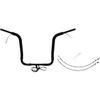 Fat Baggers, Inc. 801516-B 1-1/2in. Plug and Play EZ Install Round Top Handlebar Kit - Black view 1