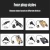 okyass Tactical Modular Button Remote Activation Pressure Switch for SF M300 M600 PEQ15/L3 Series Weapon Light and Tactical Flashlight,for 20mm Picatinny Rail (SF Plug Black) view 2