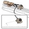 okyass Tactical Modular Button Remote Activation Pressure Switch for SF M300 M600 PEQ15/L3 Series Weapon Light and Tactical Flashlight,for 20mm Picatinny Rail (SF Plug Black) view 4