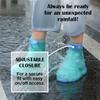 Galashield Rain Shoe Covers Kids Waterproof Shoe Cover for Boys Girls Reusable Galoshes Overshoes (Teal/Blue, X-Large) view 4
