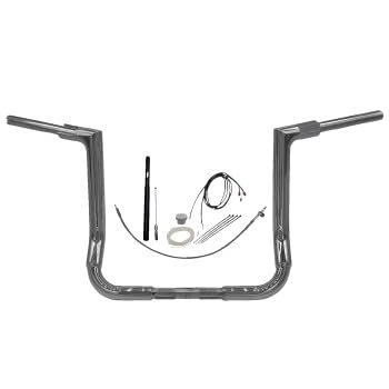 Fat Baggers, Inc. 619014 1-1/2in. EZ Install Flat Top Handlebar Kit - Chrome
