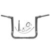 Fat Baggers, Inc. 619014 1-1/2in. EZ Install Flat Top Handlebar Kit - Chrome view 1