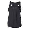 Go All Out Small Black Women Flowy Never Better Skeleton Drinking Coffee Halloween Party Sleeveless Tank Top T-Shirt view 2