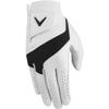 Callaway Golf Fusion Glove (Cadet (Shorter Fingers), Medium, White/Charcoal, Worn on Right Hand) view 2
