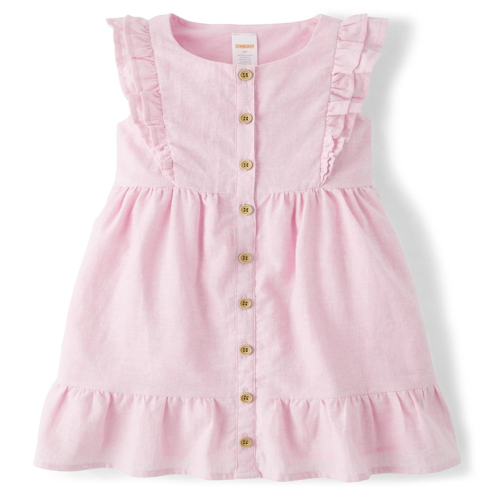 Gymboree,and Toddler Sleeveless Dresses,Simple Pink,2T
