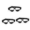 BESPORTBLE 3pcs Basketball Practice Glasses Black Sports Glasses for Training Aid Anti-low Head Design Training Goggle